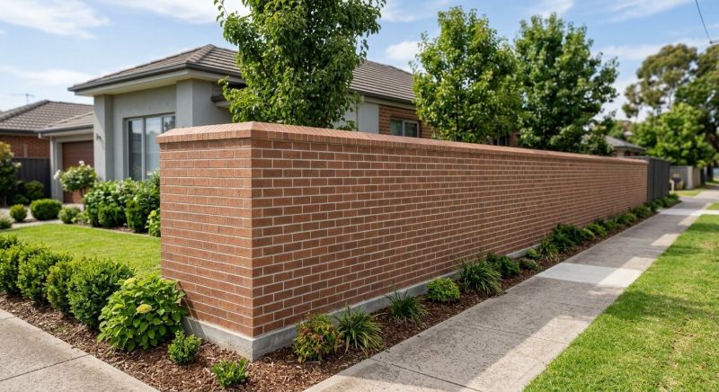 Brick Fence Installation in Norwalk, CT